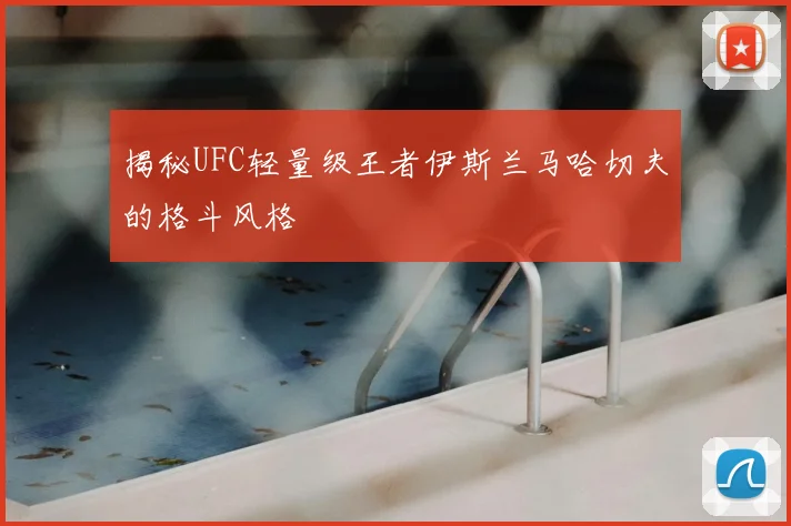 揭秘UFC轻量级王者伊斯兰马哈切夫的格斗风格